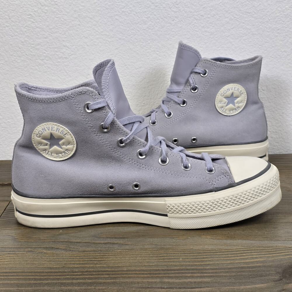 Converse: Women's Size 11 Chuck Taylor All-Star Lift Cozy Sneakers Grey Suede